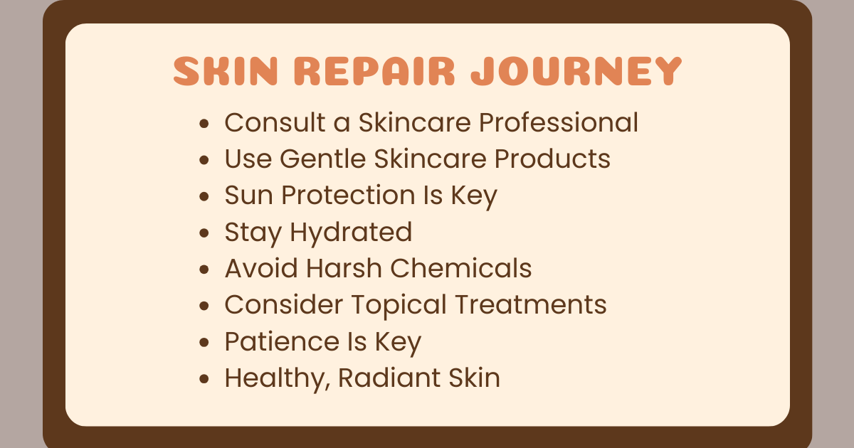Skin Repair Journey